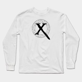 Chakram Black Long Sleeve T-Shirt